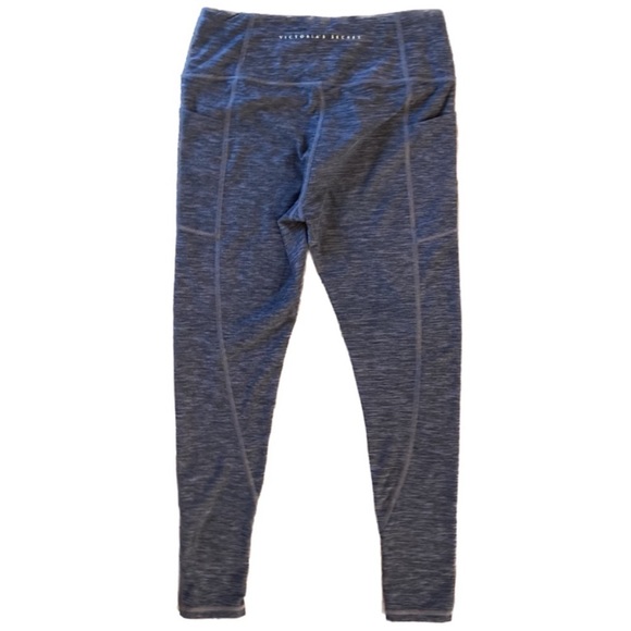 Victoria’s Secret Essential Leggings Heathered Blue Gray Size 6 - Picture 3 of 6